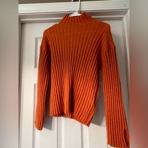 Orange Turtleneck